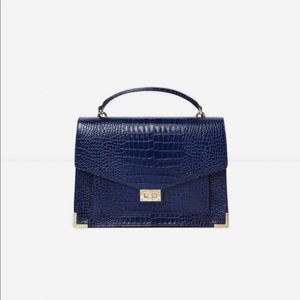 The Kooples Maxi Blue Crocodile